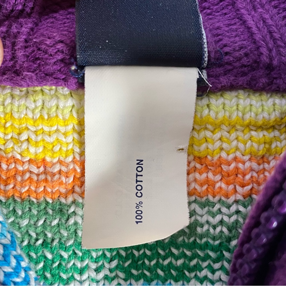 VINTAGE Y2K GAP Rainbow Fair Isle Girl's Sweater - Picture 6 of 7